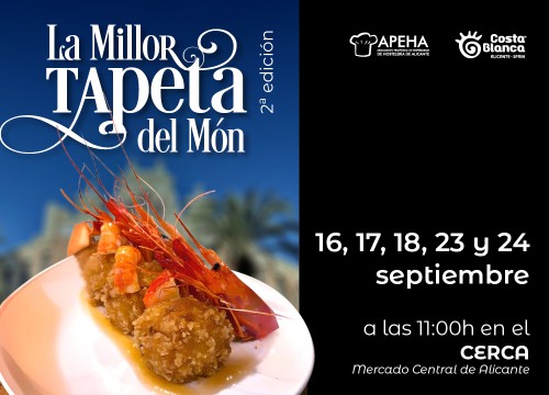 Los mejores chefs de Alicante cocinan en los fogones del Cerca, en la II Edición de La Millor tapeta del món